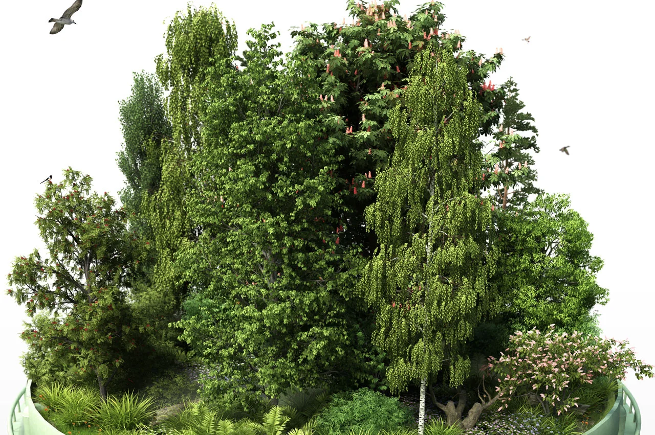 Poertland watertower 3d rendering 04