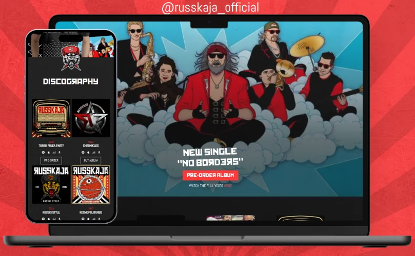 Russkaja webpage cover main 01