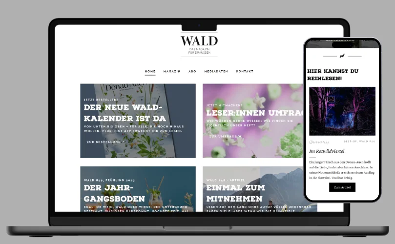 Waldmagazin webpage cover main 01